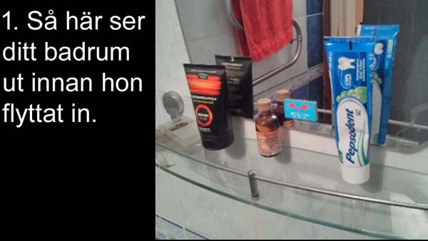 9 saker du bör känna till innan du flyttar ihop med en tjej. Håller du med om detta? Bild 1