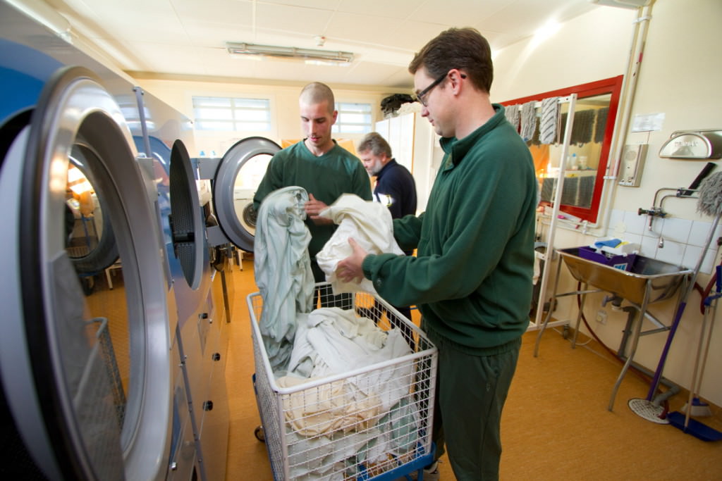 Tvätteriet på häktet i Norrköping