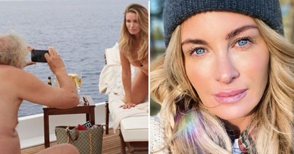 Carolina Gynnings på lyxbåt i Grekland. Vad är det som pågår där egentligen?