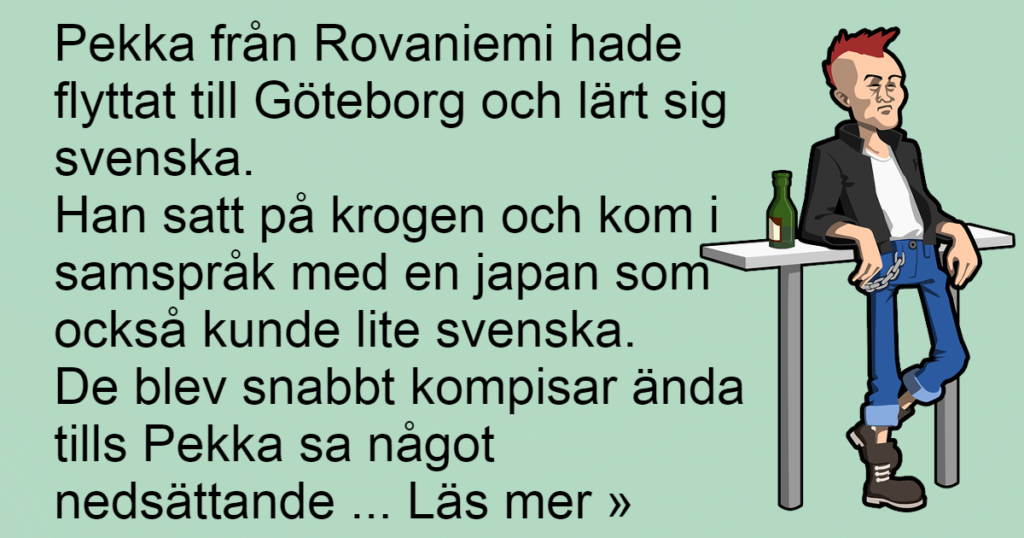 Två män träffade varandra på krogen - situationen som uppstod fick oss att gapskratta