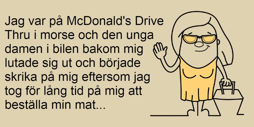 Den stressade unga damen betedde sig riktigt illa på McDonald's - den klockrena revanschen är bara för bra