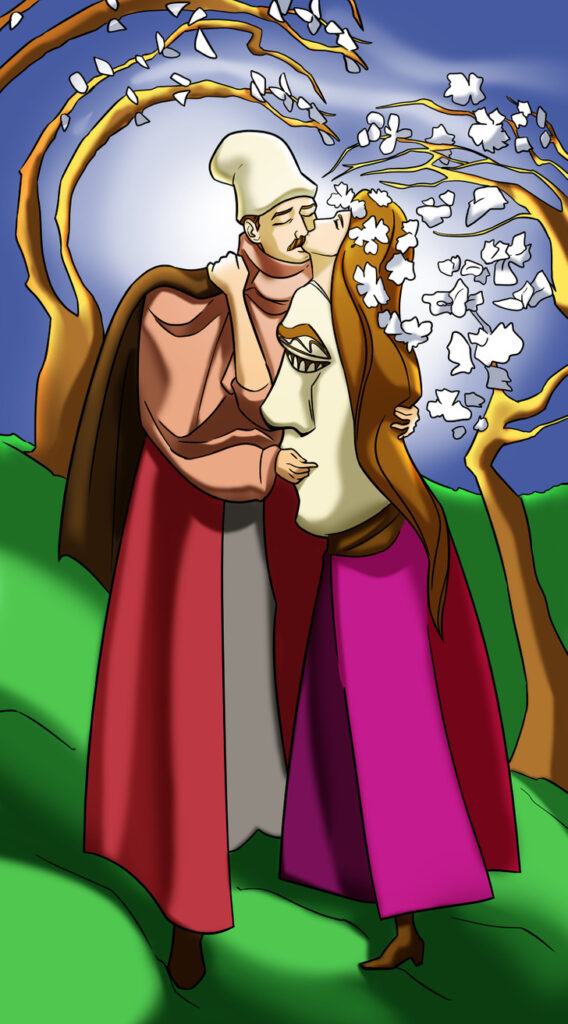 Bildgåta: På bilden ser du ett kärleksfullt par, men upptäcker du någonting annat?