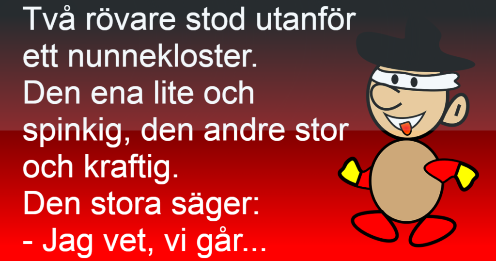 Diskussionen utanför ett nunnekloster fick ett oväntat slut - Gapskratt!