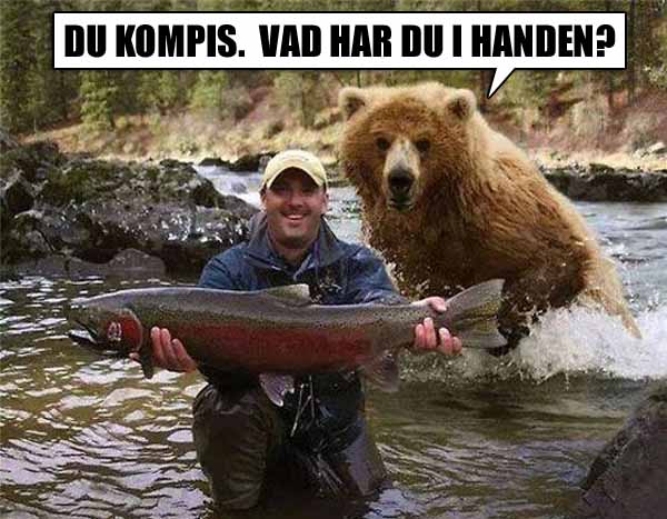 Du kompis. Var har du i handen?