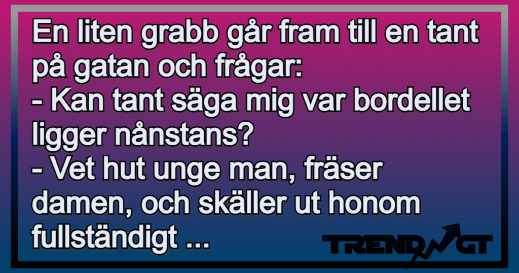 En liten grabb som hamnat i kläm avslöjar en stor hemlighet