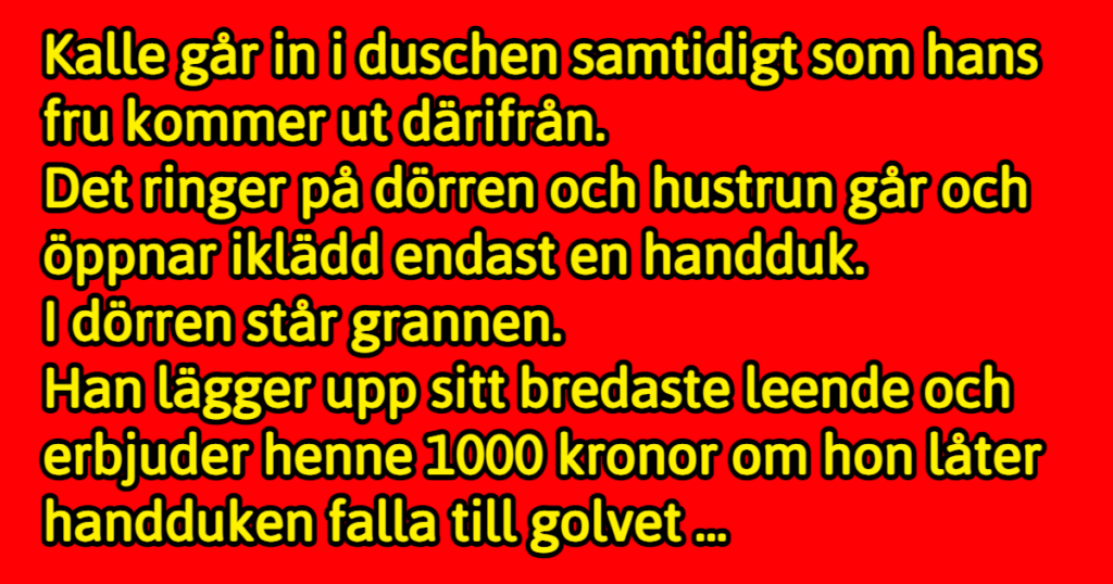 En smart granne lurar en kvinna fullständigt - det här fick oss att skratta rakt ut