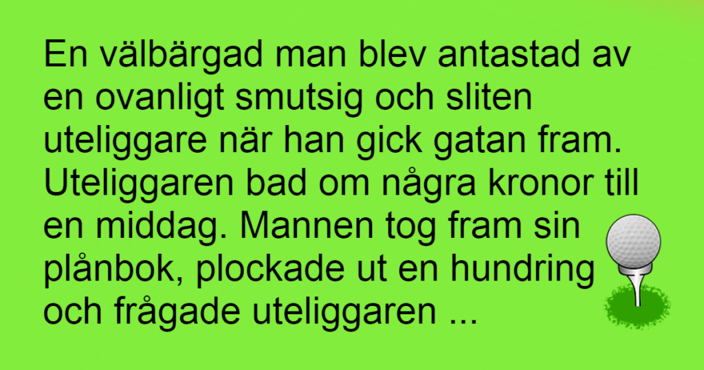 En smutsig och sliten uteliggare