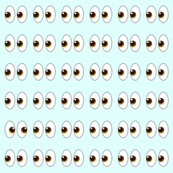 Kan du hitta det aningslösa paret ögon inom 10 sekunder?