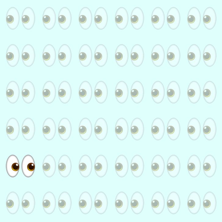 Kan du hitta det aningslösa paret ögon inom 10 sekunder? Svaret!