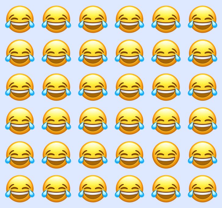 Kan du hitta emojin som höll tillbaka skrattets tårar inom 10 sekunder?