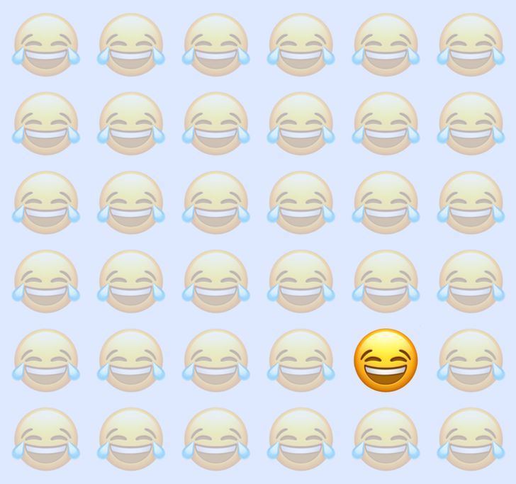 Kan du hitta emojin som höll tillbaka skrattets tårar inom 10 sekunder? Svaret!