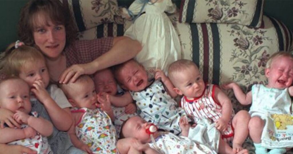 För 18 år sedan födde hon 7-lingar – se hur barnen ser ut idag