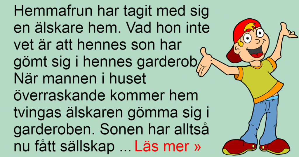 Hemmafrun hade en hemlig älskare - situationen som uppstod är bara för rolig