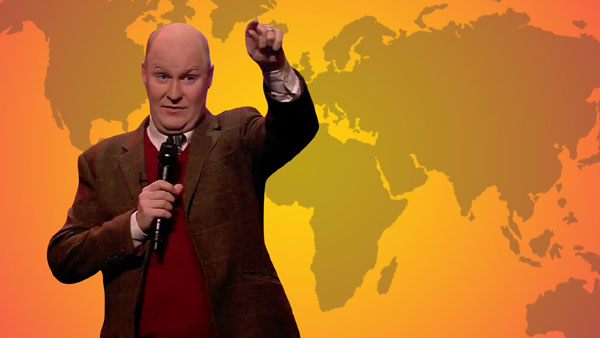 Henrik Dorsin reser jorden runt och pratar 25 olika språk på 2 minuter