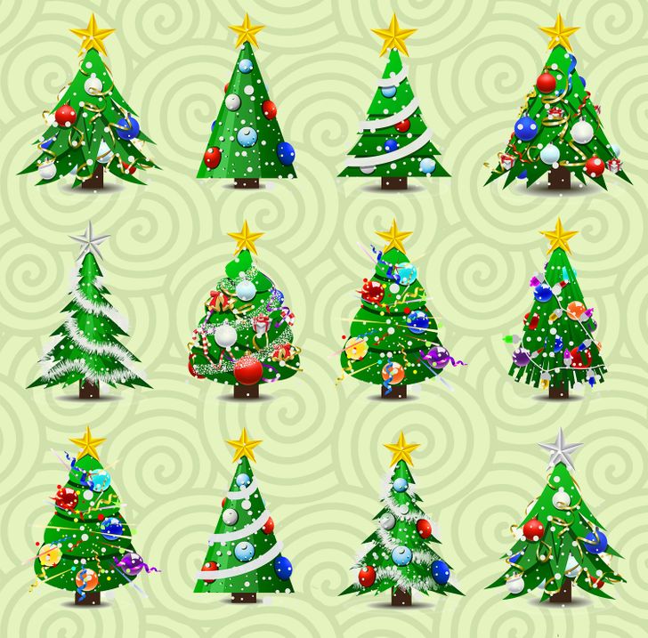 Kan du hitta de två identiska julgranarna inom 15 sekunder?