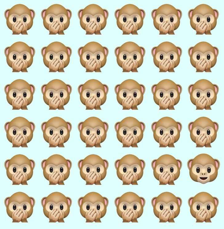 Utmaningen: Kan du hitta den udda apan inom 10 sekunder?