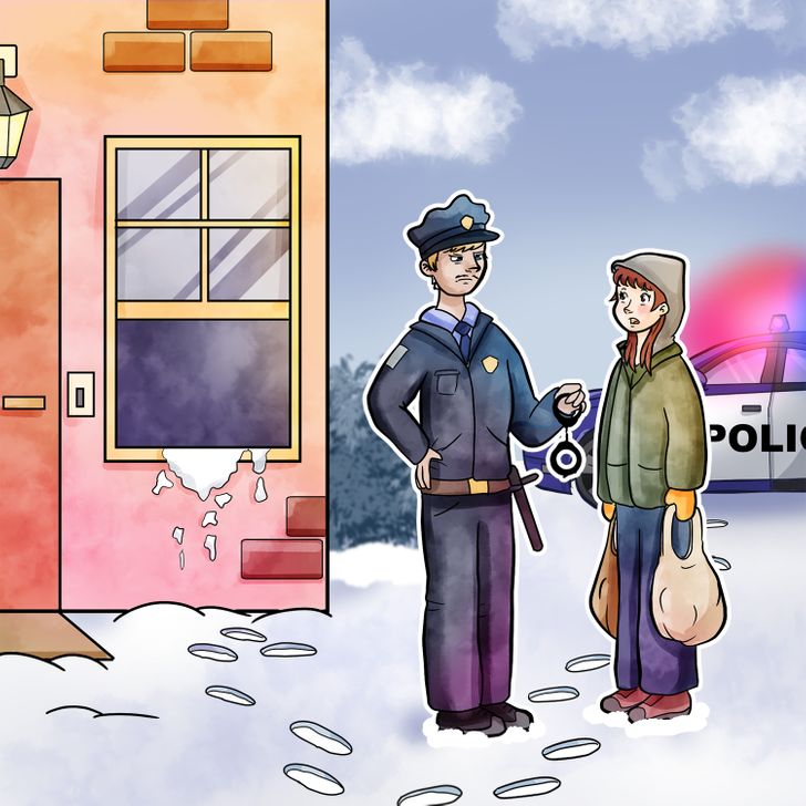 Kluringen: Kan du lista ut varför hon är gripen för inbrott?