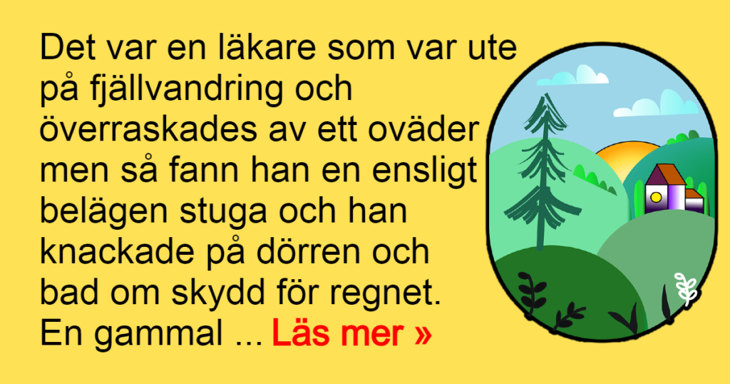 Läkaren skulle lära en äldre man hur man gjorde vissa saker på rätt sätt - det som hände fick oss att skratta rakt ut
