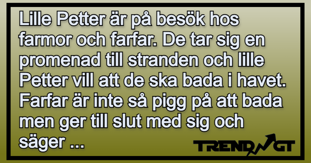 Lille Petter började hoppa av glädje - anledningen är bara för underbar