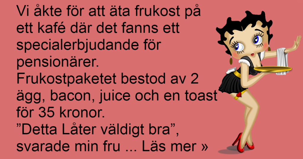 Servitrisen var inte speciellt serviceinriktad när det äldre paret skulle beställa - men deras kontring är genial