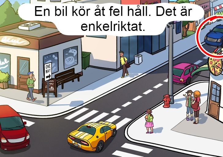 Något i den här bilden är fel. Ser du vad det är? Rätt svar!