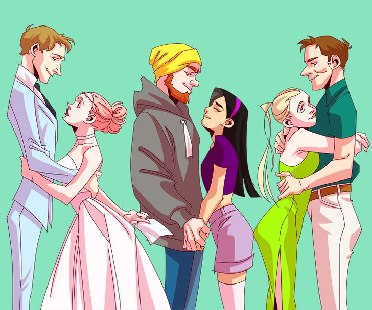 Utmaning: Kan du se vem av dessa personer som är otrogen?