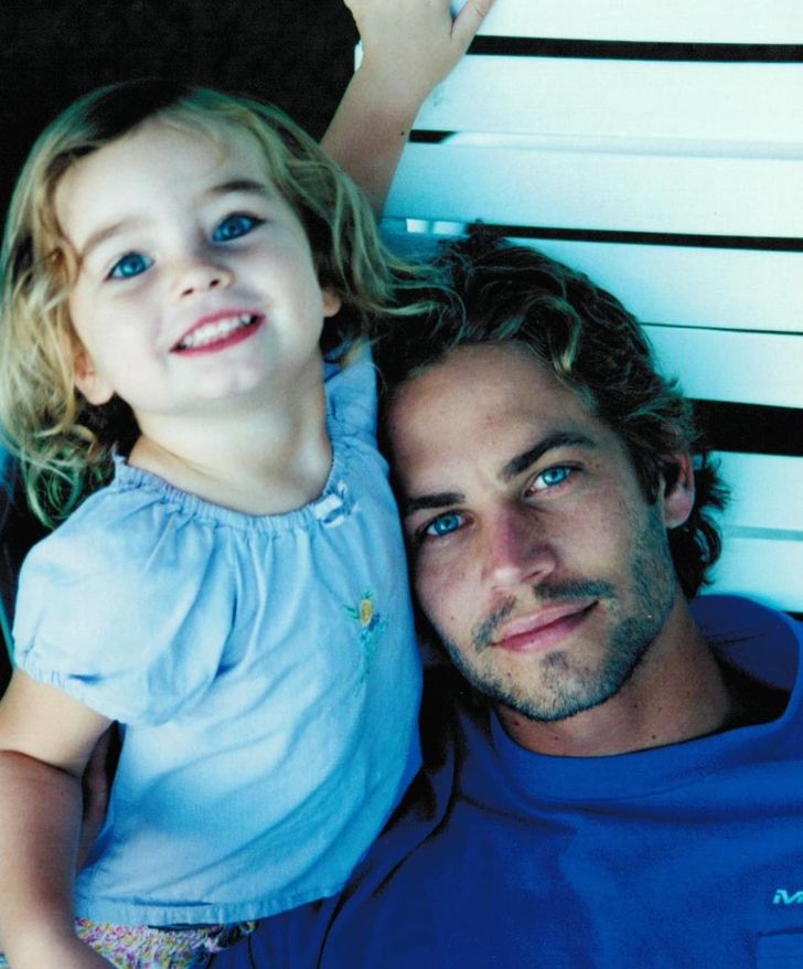 Paul Walker med sin dotter